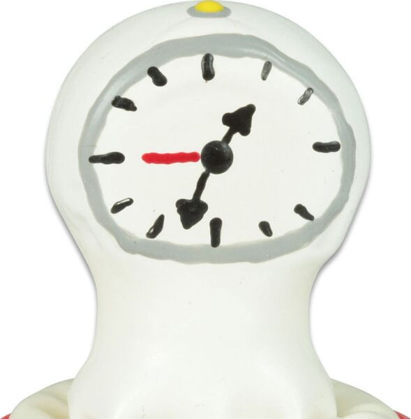 Vtipný kondom Condomerie Clock s ručně malovaným motivem hodin
