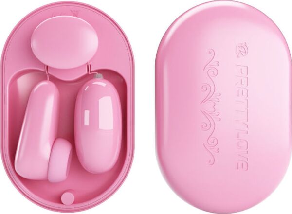 Vibrační vajíčko Pretty Love Magic Box se stimulátorem s poklepáváním a ovladačem na kabelu