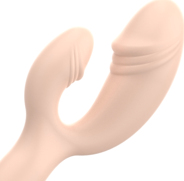 Vibrátor OHMAMA Classic se stimulátorem bodu G a stimulátorem klitorisu