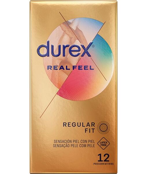 Balení 12 kondomů Durex Real Feel