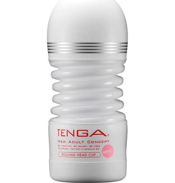 Masturbátor Tenga Rolling Head Cup na jedno použití, s harmonikovým tvarem