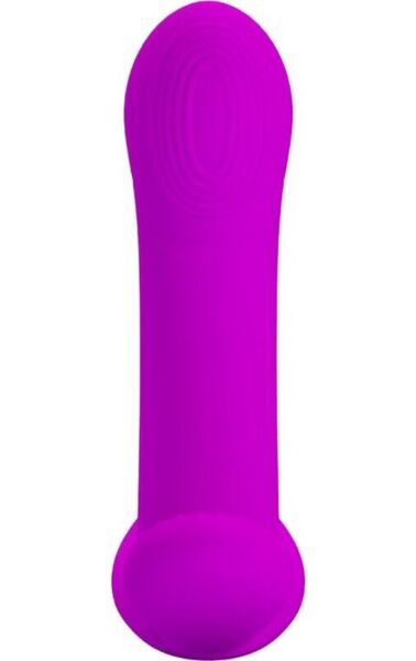 Fialový vibrátor Pretty Love BI-300002W s dálkovým ovladačem