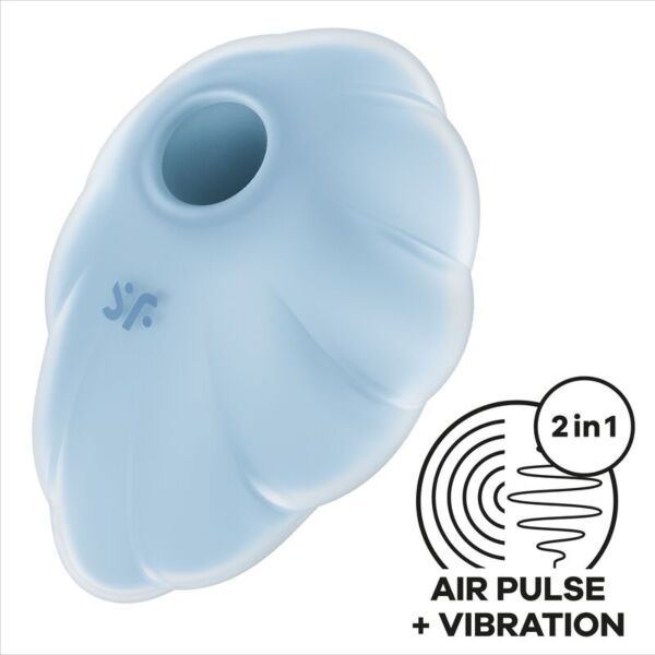 Stimulátor klitorisu Satisfyer Cloud Dancer s průhledným tvarem mráčku