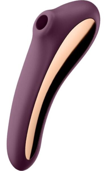 Stimulátor klitorisu Satisfyer Dual Kiss se zakřivenou vibrující rukojetí