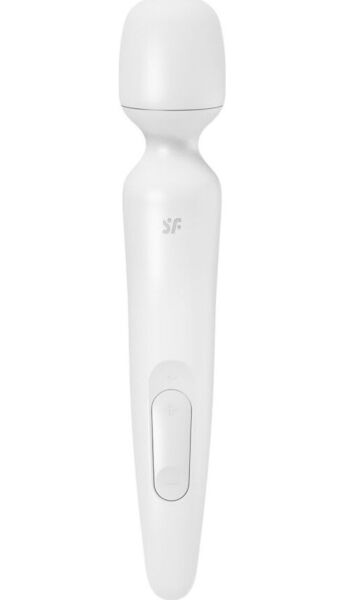 Masážní hlavice Satisfyer Wand-erland s rukojetí se zlatými detaily