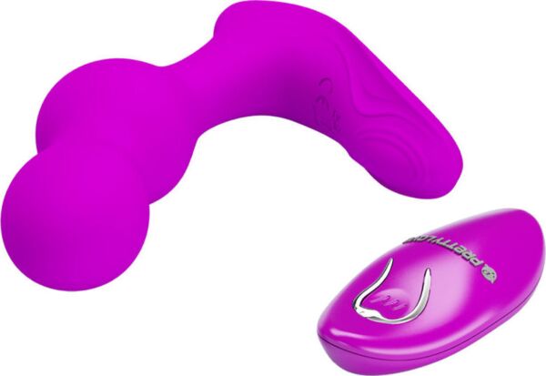 Anální vibrátor Pretty Love BI-040156W s dálkovým ovladačem