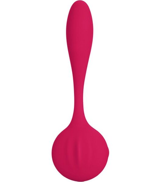 Zahnutý a ohebný vibrátor Calexotics Silhouette S8 Red v červené barvě