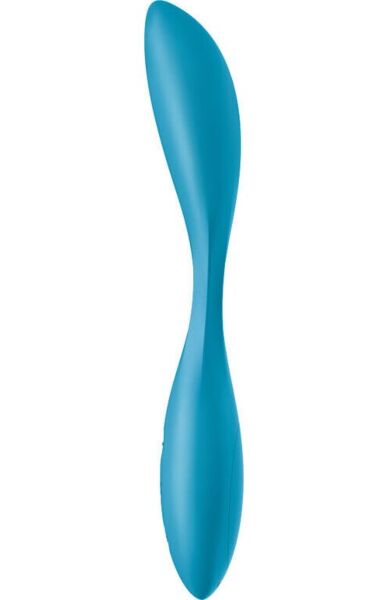 Vibrátor na bod G Satisfyer G-Spot Flex 1 v modré barvě s ohebným tělem