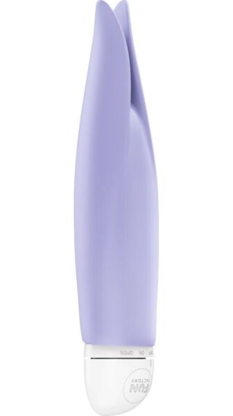Lay-on vibrátor Fun Factory Volita v barvě lila se dvěma silikonovými hroty