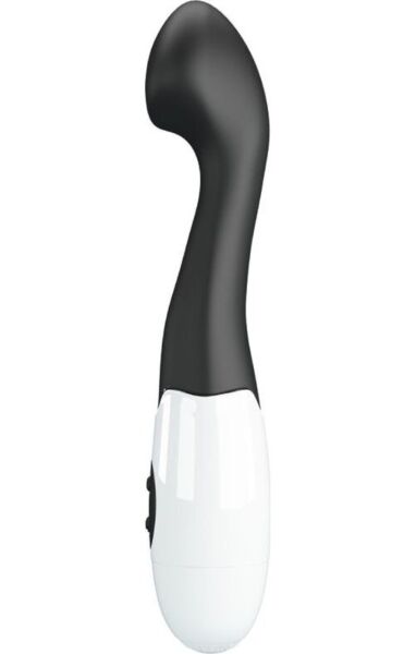 Vibrátor na bod G Pretty Love BI-014221-A3 z černého silikonu