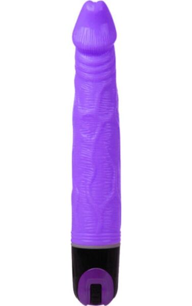 Vibrátor Baile 21,5 cm se žilnatým dříkem s texturou