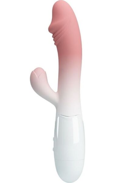 Silikonový rabbit vibrátor Pretty Love BI-014173-A5 s ramenem pro klitoris