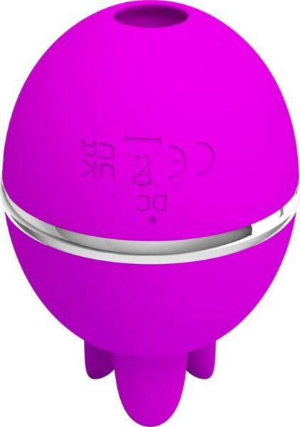 Vibrátor Pretty Love Gemini Ball ve tvaru koule s pružnými jazýčky