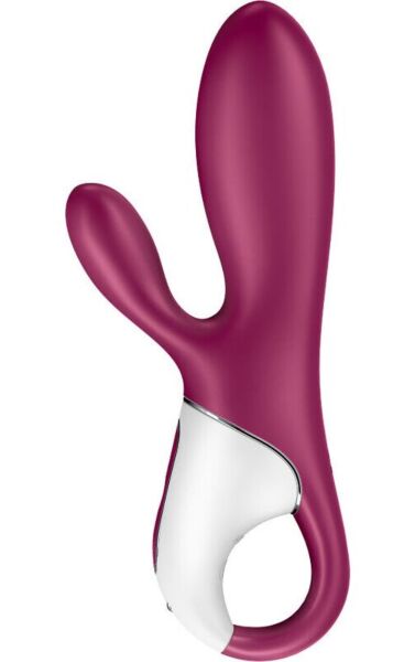 Vibrátor králíček Satisfyer Hot Bunny v purpurově červené barvě