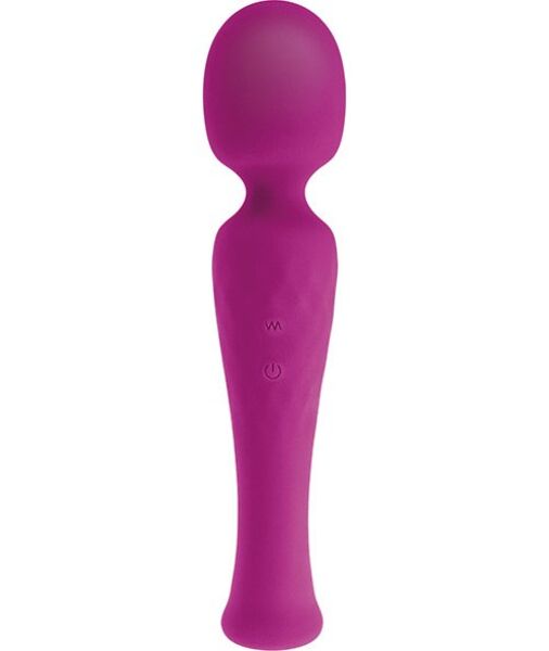 Wand masér S Pleasures Velvet s pevnou rukojetí a ohebnou hlavicí