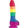 Dildo Loviux PRIDE LGBT 15 cm s přísavkou a jemnou texturou