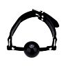 Pouta Bound Leather Solid Ball Gag s nastavitelným popruhem