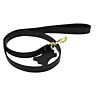 Vodítko Bound Nubuck Leather Leash 108 cm s rotujícím kroužkem