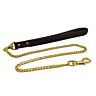 Vodítko Bound Nubuck Leather Leash 108 cm s rotujícím kroužkem