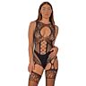 Bodystocking Lace Cut Out s detaily