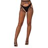 Ponožky Lace Crotchless s otevřeným rozkrokem