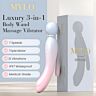 Vibrátor MYLO 3-in-1 Body Wand Massager s flexibilním designem