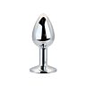 Butt Plug Toosh Metal Small s ozdobným kamenem Plata