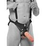Hollow Dildo KING COCK 25.5 cm se zapínáním