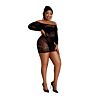 Mini šaty Moonlight Lingerie s off the shoulder designem