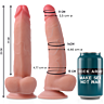Dildo Rock Army Leopard 23 cm s přísavkou