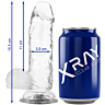 Dildo X Ray Crystal Clear – realistický design pro intenzivní potěšení