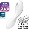 Satisfyer - Curvy Trinity 5 stimulátor a vibrátor s aplikací bílý