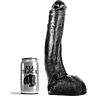 Dildo Loviux All Black 29 cm s realistickým designem