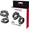 Kroužek Darkness Bondage pro penis a varlata s nastavitelnou velikostí