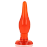 Anal Plug BAILE RED SOFT TOUCH 14,2 cm s přísavkou