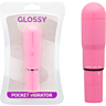 Vibrátor GLOSSY Pocket v růžové barvě