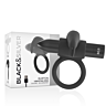 Vibrační kroužek BLACK&SILVER Burton, 10 režimů, černý