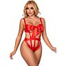 Bodystockings SUBBLIME 954475 sexy kalado s červenou mašlí