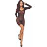 Bodystocking Passion Woman BS110 bez švů a z krajky