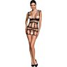 Bodystocking Passion Woman BS088 s krajkou a transparenty