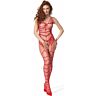 Bodystocking Passion Woman BS 102 s průhledným designem
