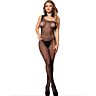 Bodystocking SUBBLIME 952037 s diamanty a asymetrickým designem