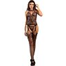 Bodystocking SUBBLIME Crotchless s halter krkem