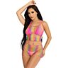 Set Lingerie Leg Avenue Multicolor s topem a šortkami