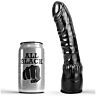 Dildo All Black 20 cm s ergonomickým zakřivením
