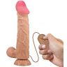 Realistické dildo s posuvnou kůží a ovladačem Pretty Love Sliding Skin