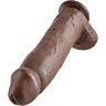 Dildo KING COCK 30.48 CM s balónky