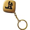 Llavero dado dorado Diablo Picante pro sexuální pozice