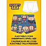 Boxerky Diablo Picante Small Size Butts s originálním potiskem