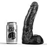 Dildo All Black 22 cm - Hladký a flexibilní pro potěšení
